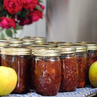When life gives you apples, make Apple Sour Cherry Chutney….