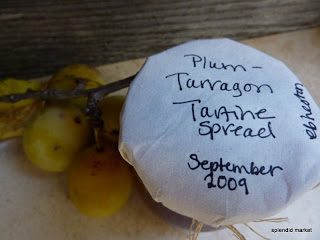 Plum Tarragon Tartine Spread