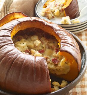 Pumpkin stuffed with everything good…