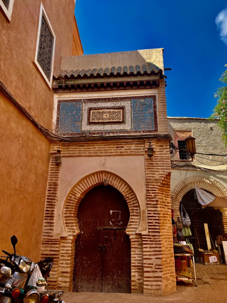 The Medina, Souks, Marrakesh, arched doorways, architecture, Moorish, Morocco, North Africa, markets