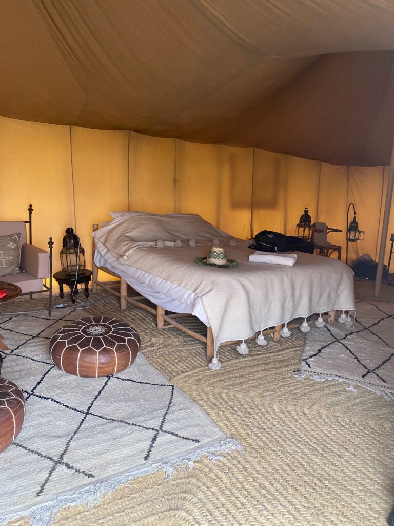 Scarabo camp, Agafy desert, white tents, indoor outdoor living, Bedouin tents, nomadic lifestyle, Atlas Mountains, luxury camp, luxurious adventures, the adventuress domestista rides again, bedroom tent