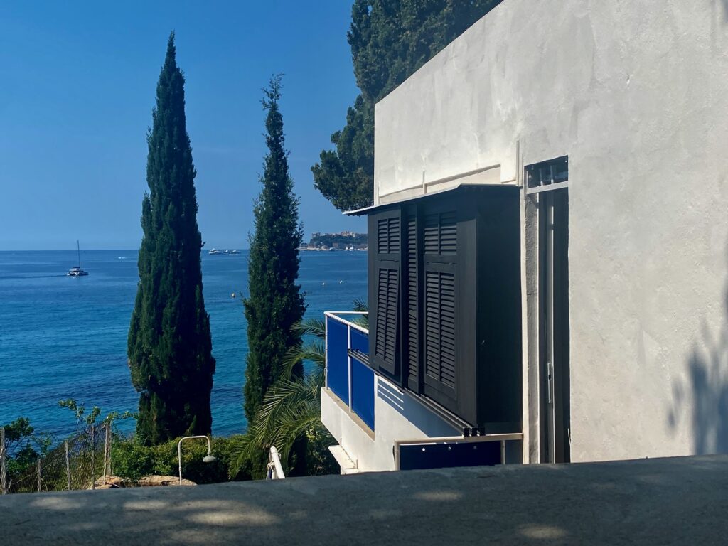 Roquebrune Cap Martin, South of France, Eileen Gray house, E-1027, Mediterranean Sea