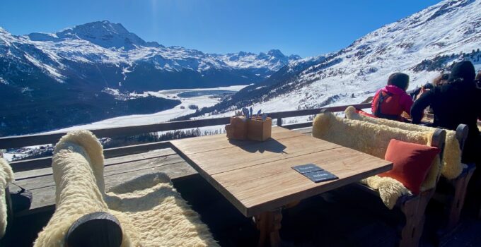 Paradiso Club, on top of the world in Saint Moritz….