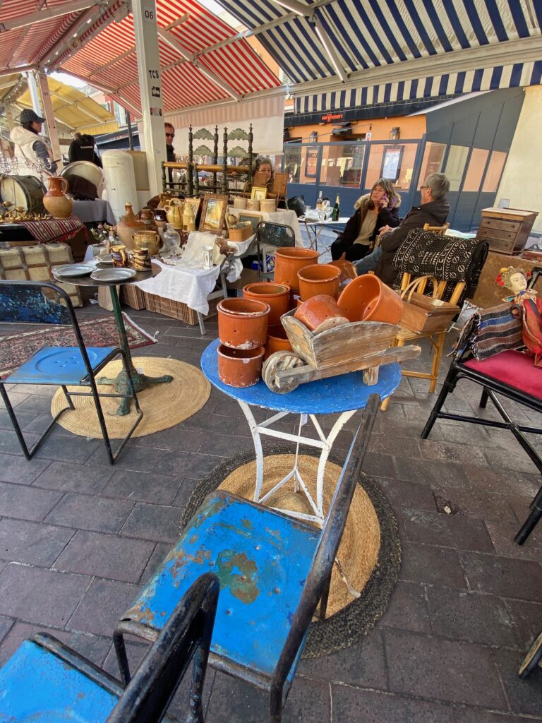 Brocante, French Brocante, Cours Salera, Nice France, French furnishings