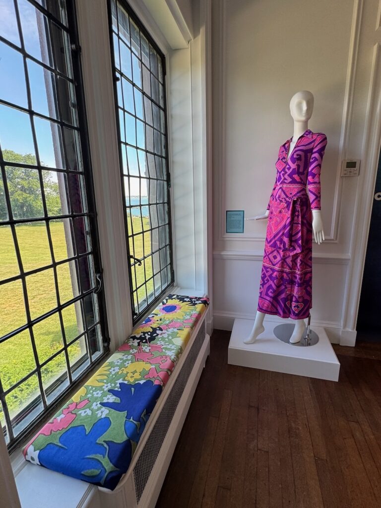 Rough Point House, Doris Duke, Doris Duke bedroom, Americana fashion, Newport Restoration Foundation, Newport, RI