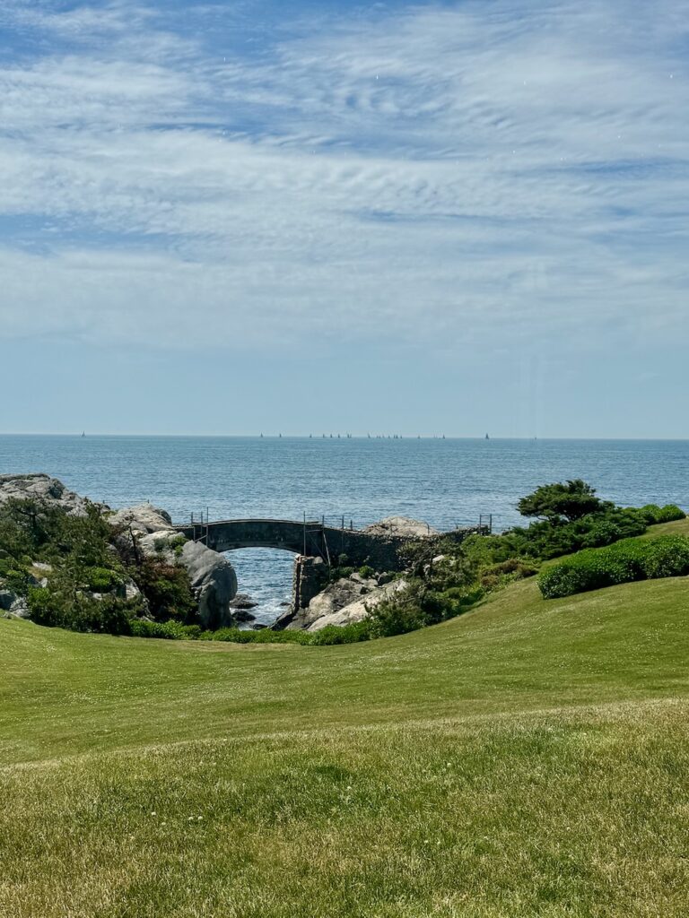 Atlantic sea views, Cliff Walk Bridge, Rough Point
