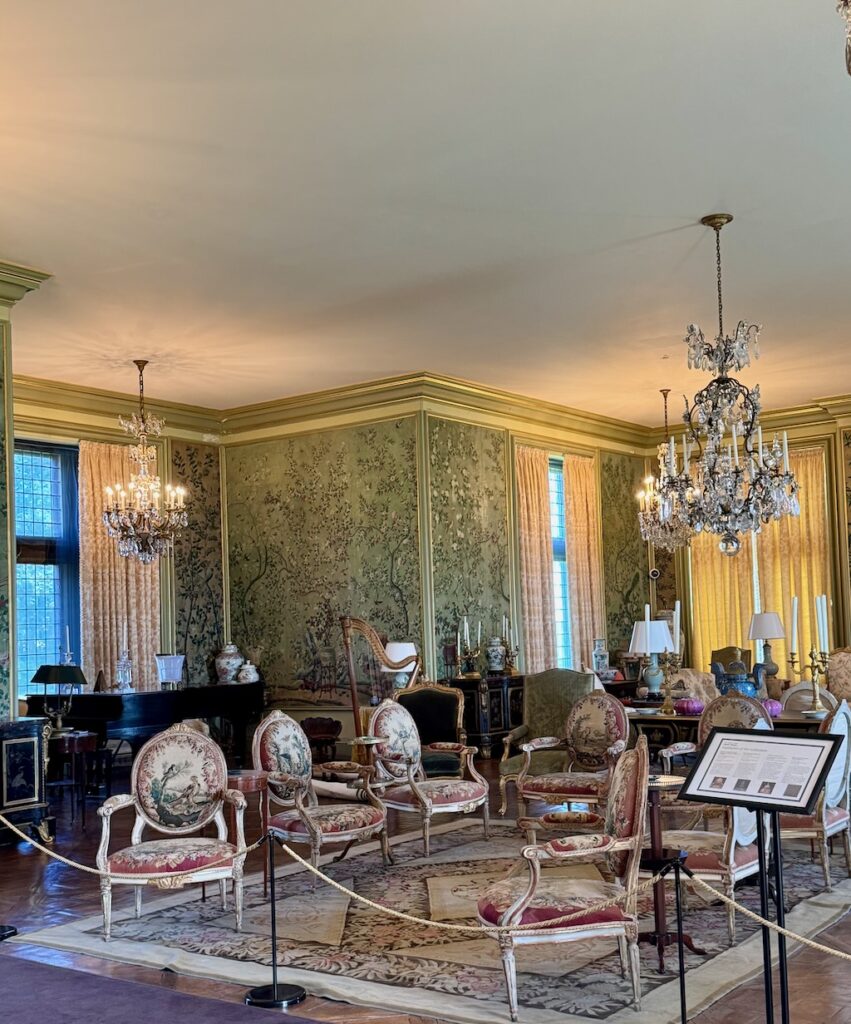 Rough Point, Newport, RI, ballroom, music room, 
